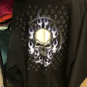 Men’s skull hoodie